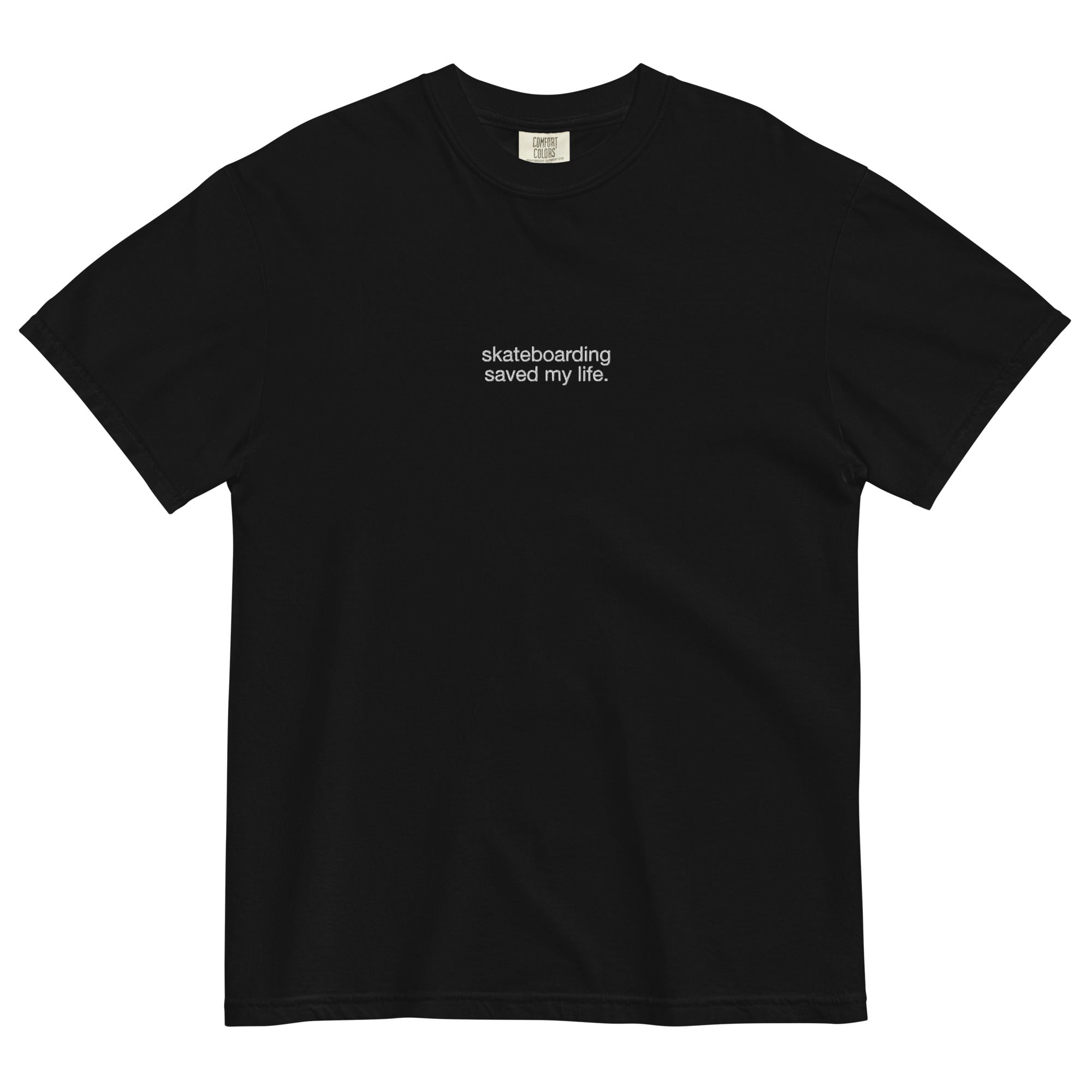 SKATESAUCE SKATEBOARDING SAVED MY LIFE T SHIRT